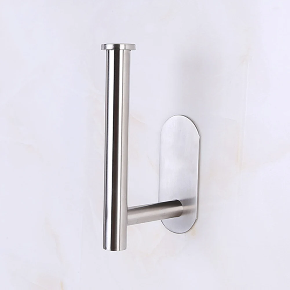 

Paper Roll Self Adhesive Bathroom Toilet Storage Holder Stainless Steel Stick On Wall
