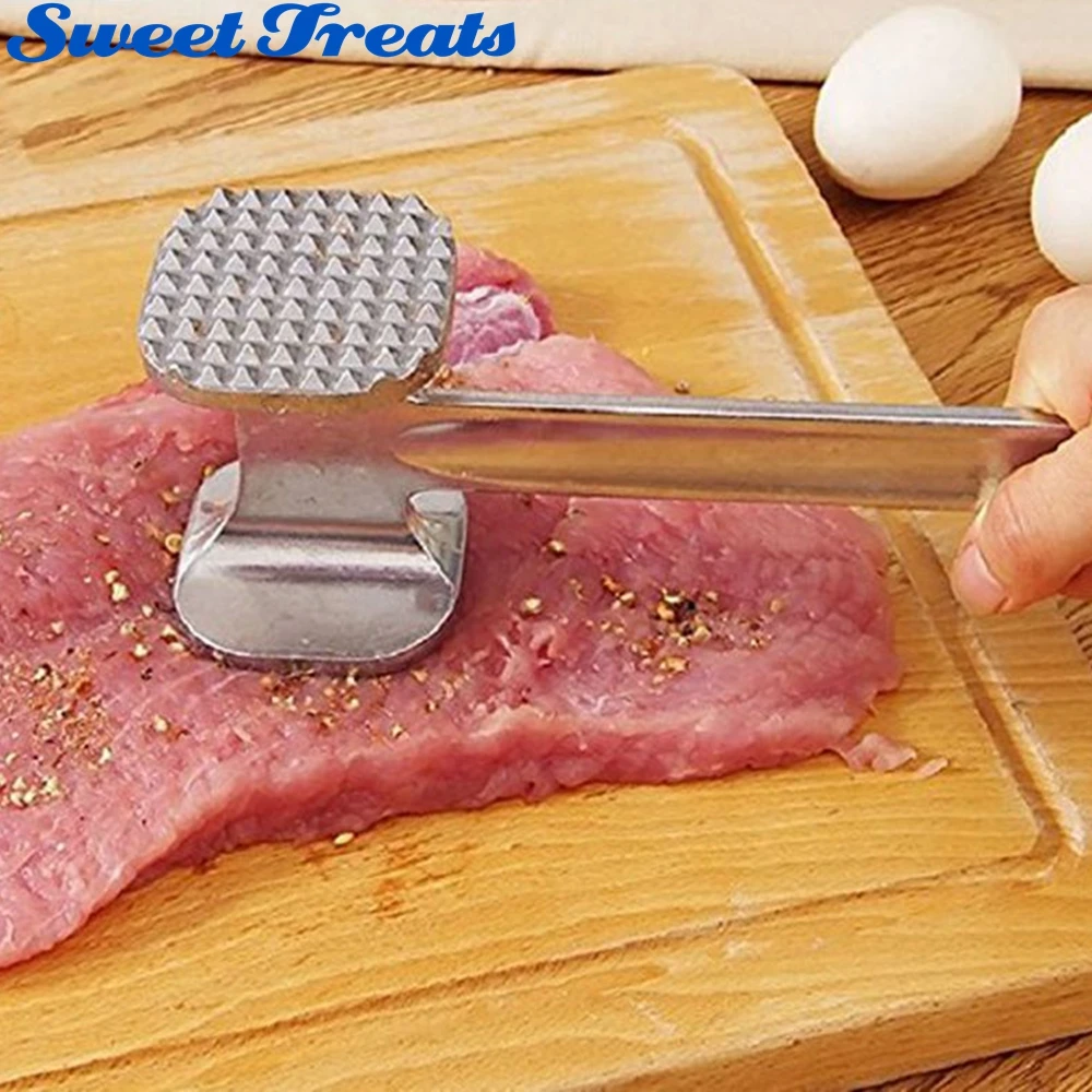 Подсластники Алюминиевый металлический молоток для мяса Tenderizer Стейк для говядины, курицы кухонные принадлежности-молоток