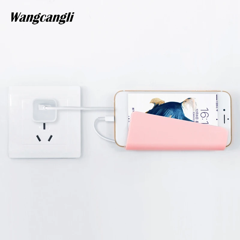 

Universal wall-mounted mobile phone charging stand for iPhone for xiaomi for ipad wall-mounted bracket wangcangli