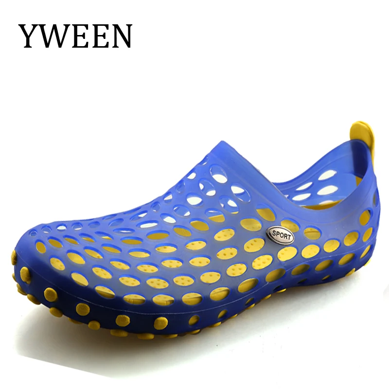 YWEEN Men's Sandals Fashion Plastic Casual Sandals Shoes Man Summer ...