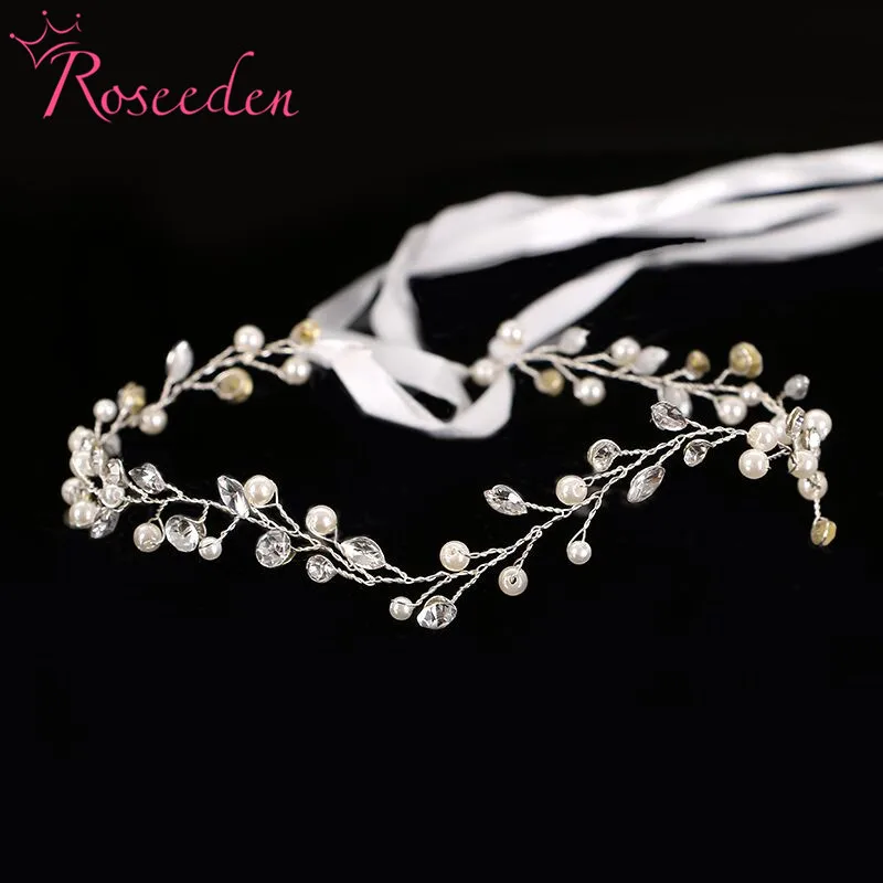 

Hair Jewelry Bridal Hair Accessories New Tiara Head Piece Fashion Hair ornaments wedding party tiaras And crowns Headbands RE600