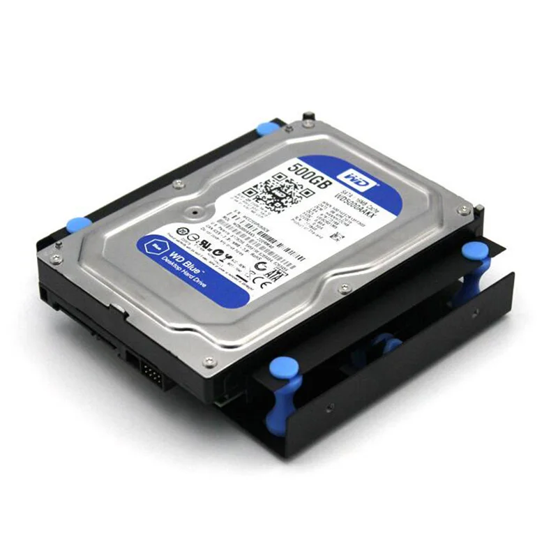  Nworld Shock-Proof 3.5 Hard Disk to 5.25 DVD ROM Bay Mounting Adapter HDD Enclosure