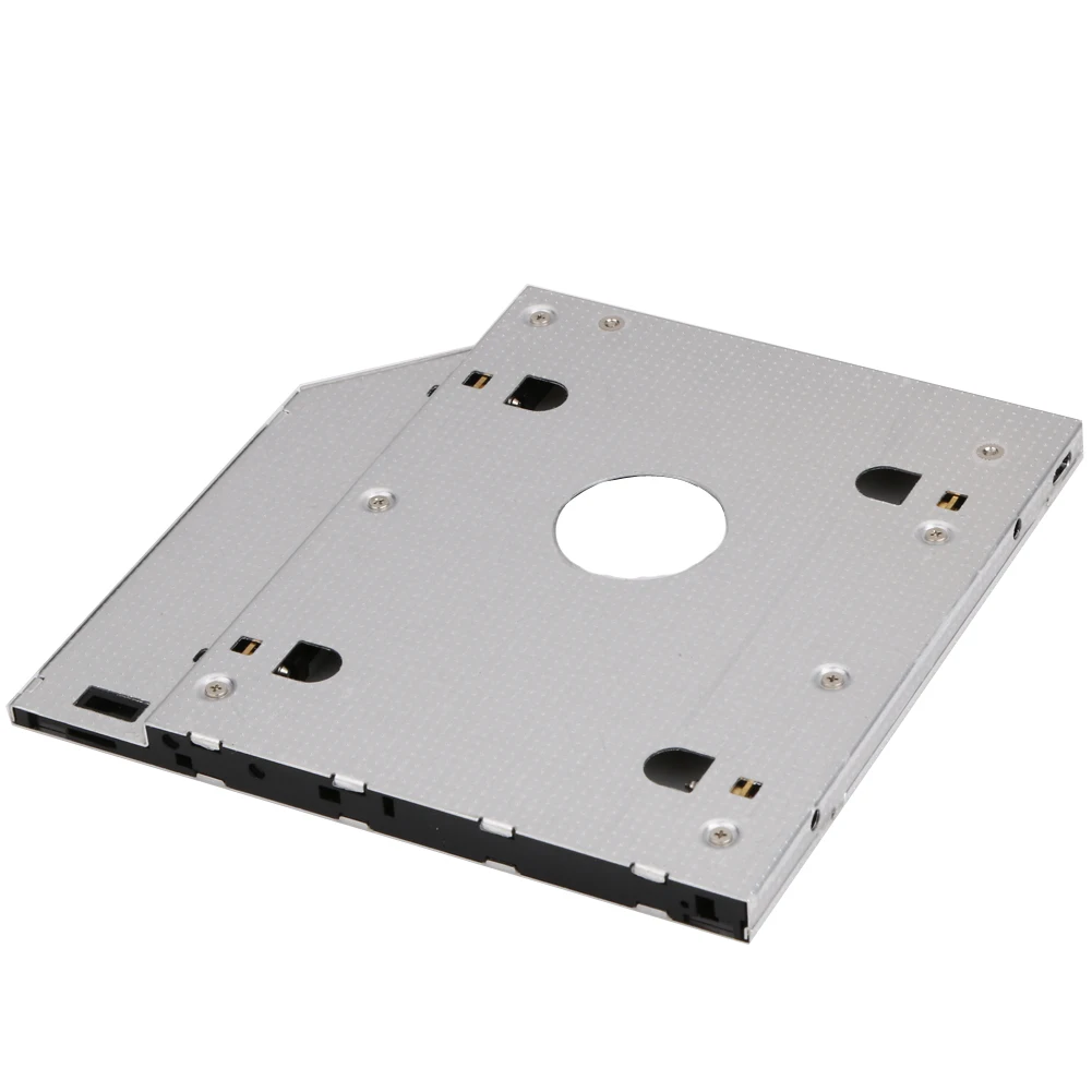 Универсальный 2nd HDD Caddy 9 5 мм SATA 3 0 Светодиодный индикатор для 2 дюймов 7 SSD чехол