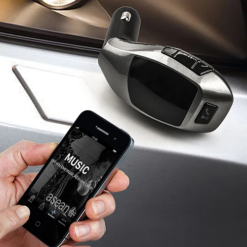 

Bluetooth Car Kit Mp3 Player FM Transmitter X5 USB TF Charger Handsfree Wireless Bluetooth FM Transmitter