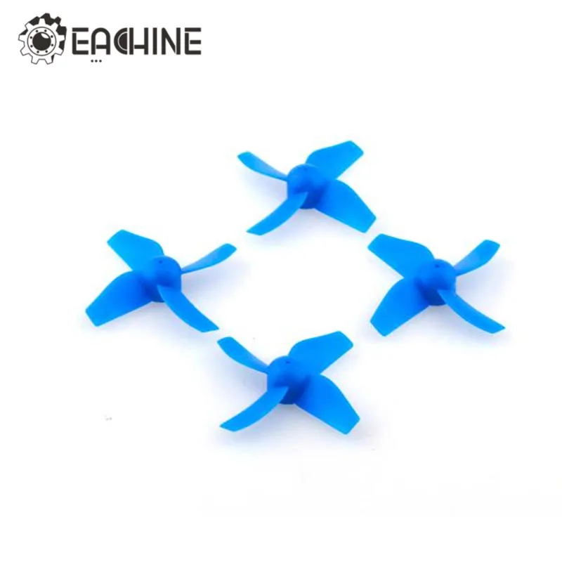 

New Blue Red 4Pcs Eachine E011 E011-06 RC Quadcopter Spare Parts 4 Blade CW CCW Propeller For RC Quadcopter Drone Model