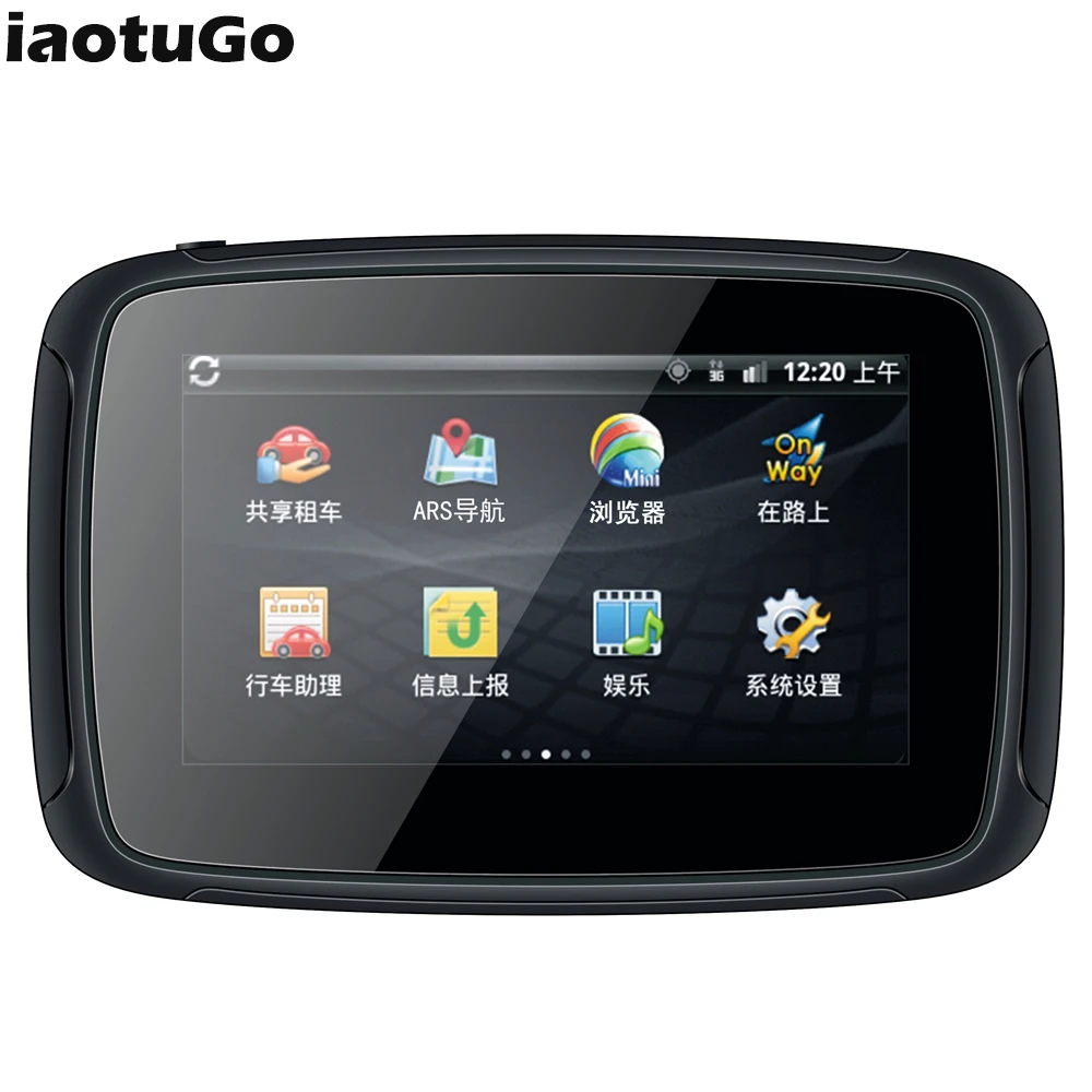 IatuGo 5 дюймов мотоцикл gps Android мото gps мотоцикл HD емкостный четырехъядерный 512 М 8G Wifi Bluetooth Водонепроницаемый IPX7 FM