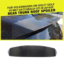Автомобильный Стайлинг, карбоновый задний спойлер на крышу, заднее окно, крыло для VW Golf 7 VII MK7 GTI R хэтчбек-, автомобильная наклейка