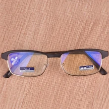 Анти-голубые легкие металлические очки для чтения для женщин и мужчин, полурамки, лупа, очки для чтения, защита от радиации, очки для дальнозоркости