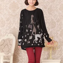 plus size women 2017 new spring fashion Hoodies & Sweatshirts casual pullover large loose loose size tunic XL-5XL
