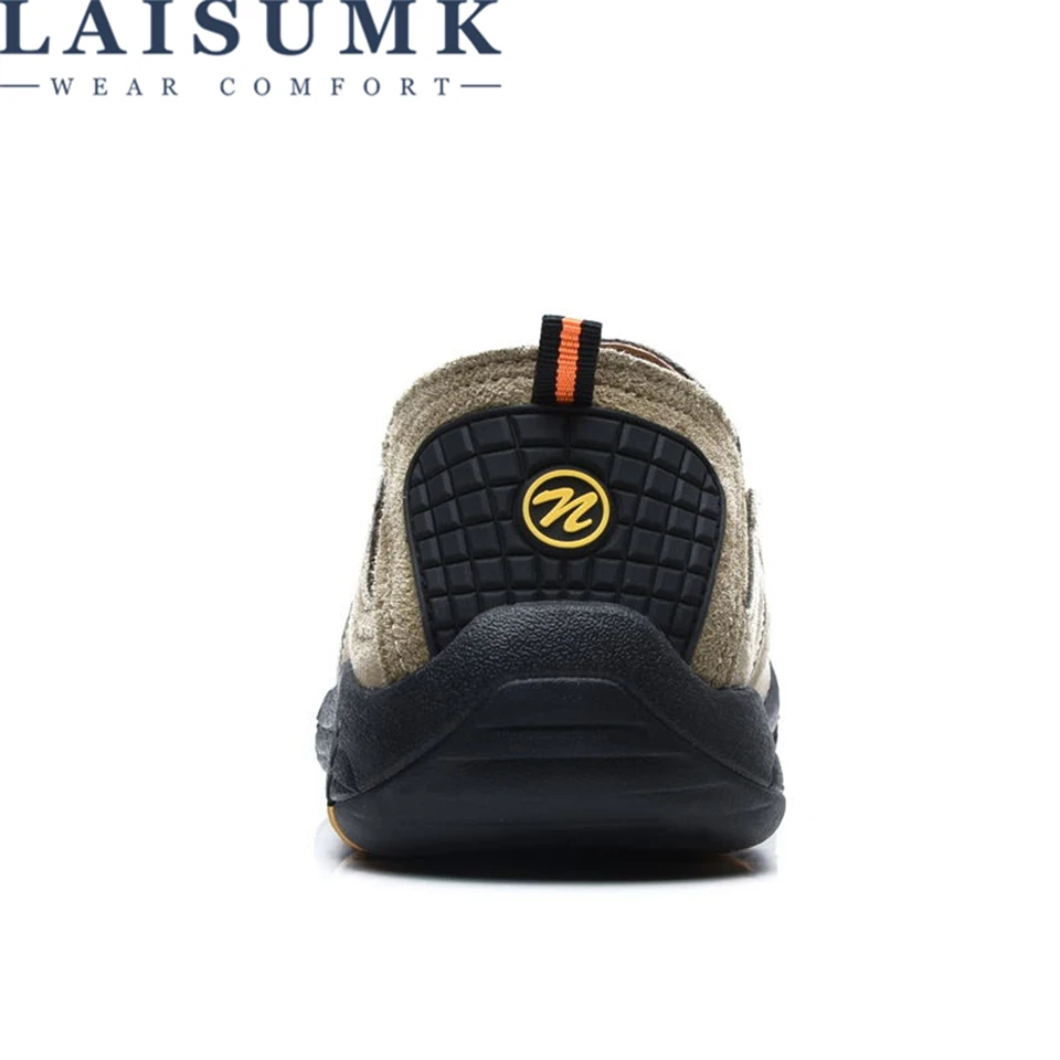 2019 LAISUMK натуральная кожа осень зима теплый мех Мужская обувь для мужчин кроссовки Повседневная брендовая качественная модная прогулочная