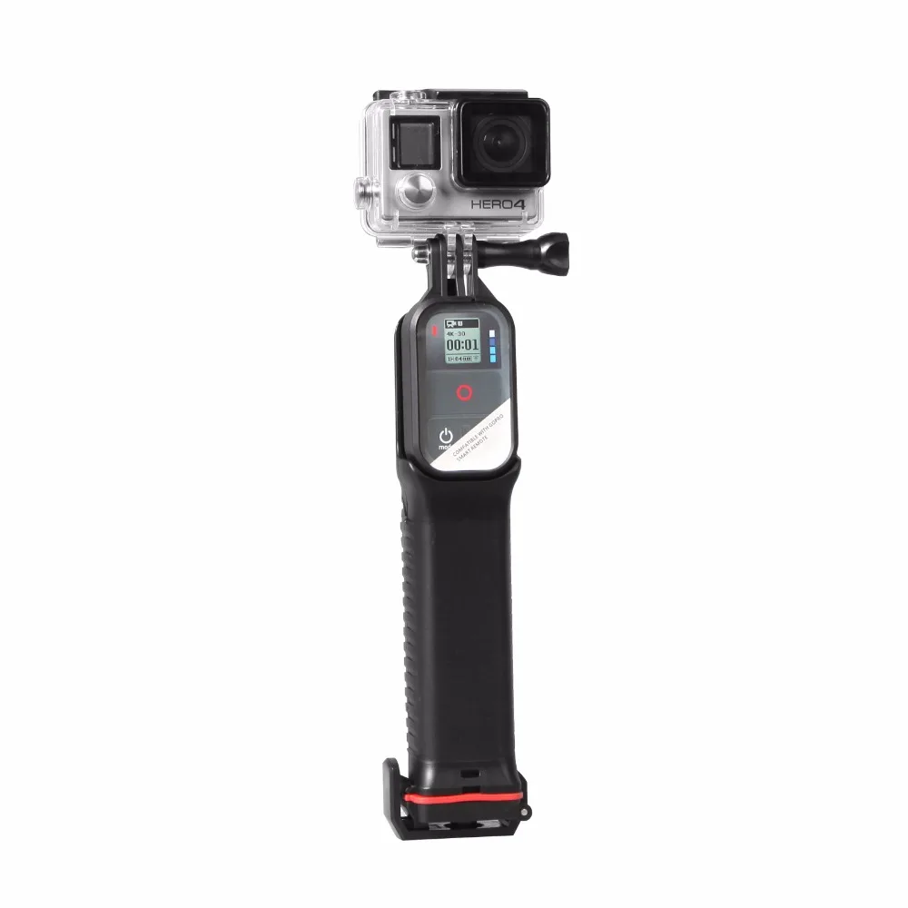 Gopro Accessories Floating Remote Control Clip Pole Hand Grip With Dry Storage for Gopro here 33+45 xiaomi yi Floats  Action Camera Diving (1)