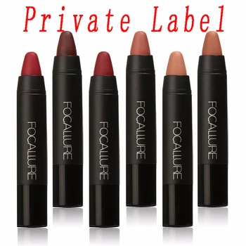 

Free private label wholesale but must meet requirement see our policy 3pcs/set Waterproof Long-lasting Color Pencil Lipstick