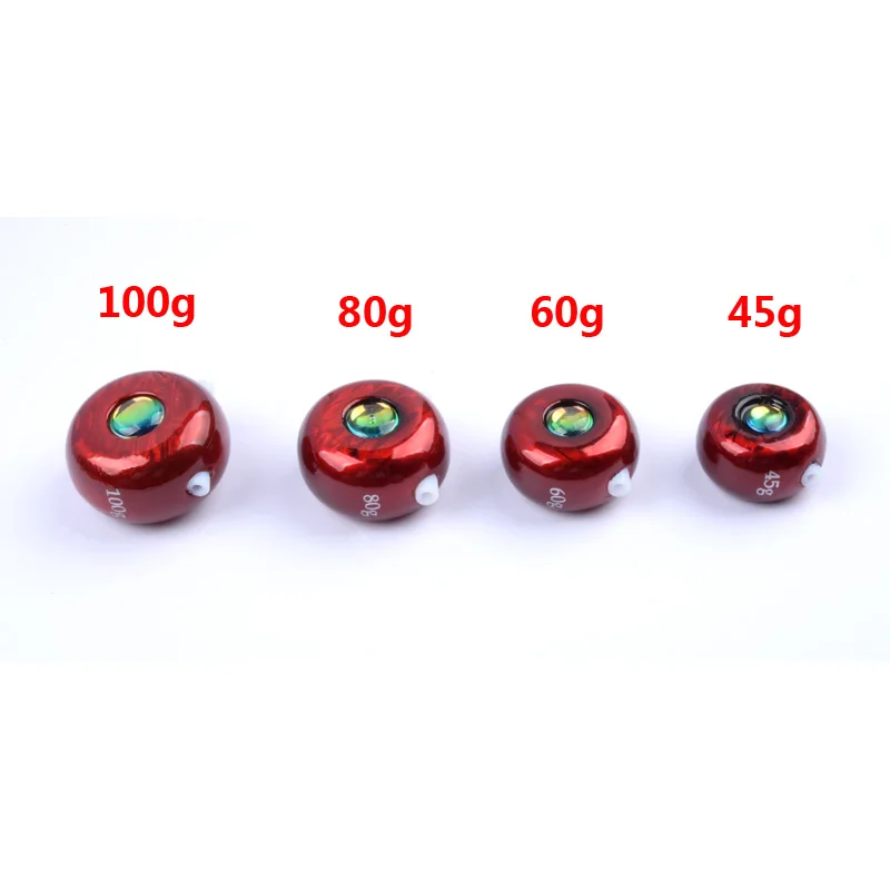 SeekBass 4 шт. 100 г/80 г/60 г/45 г слайдер Snapper Sea bream джиг головка с юбкой свинцовый приманка