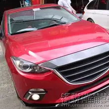 Подходит для MAZDA 3 AXELA углеродного волокна без логотипа решетка гриля