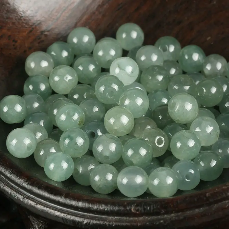 

20PCS Natural Grade A Jade (Jadeite) loose Round bead/ Size: 10mm (Wholesale)