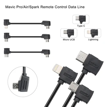 

Micro USB for Lightning to Micro USB Type-C Data Cable For DJI mavic air/mavic mini Controller iPhone iPad Samsung Tablet IOS
