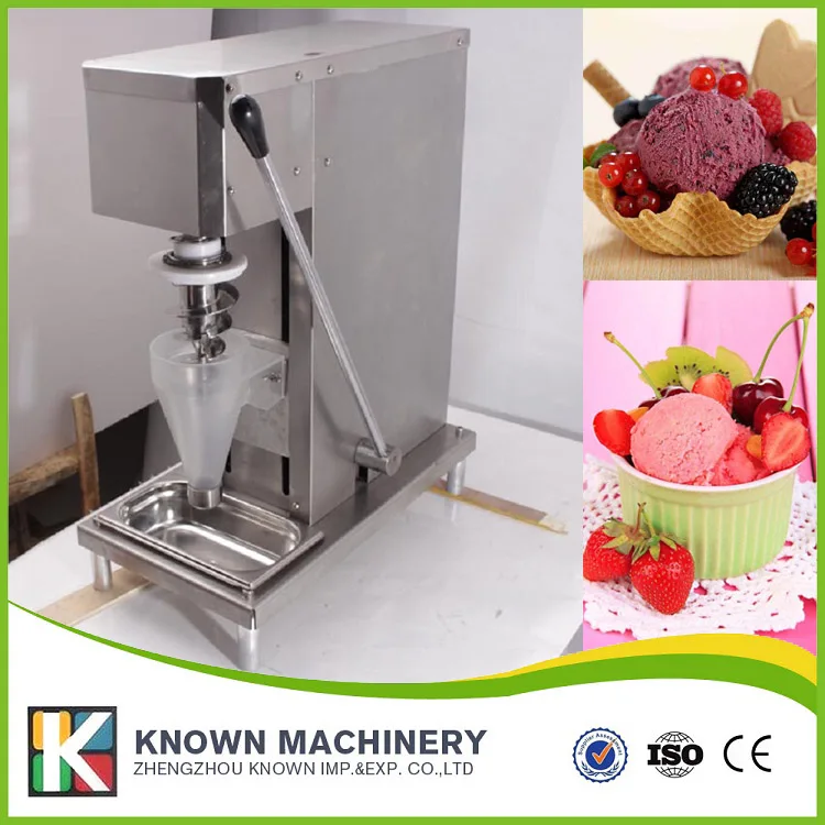 2018 year 750W real fruit frozen yogurt blending machine