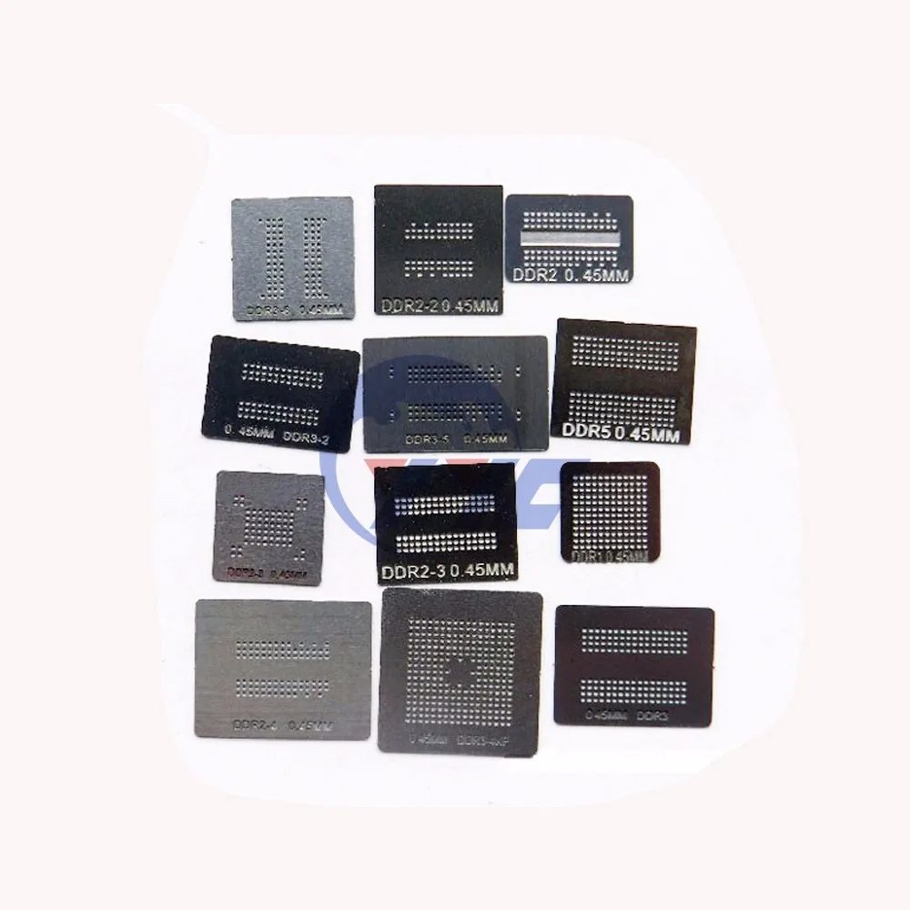12pcs-Memory-Directly-Heat-BGA-Reballing-Stencils-Template-Holder-Jig-For-DDR1-DDR2-DDR3-DDR5-Welding (1)