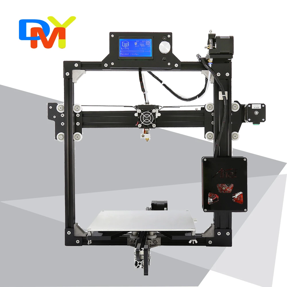  220*220*220mm Popular Anet A2 Auto leveling 3d Printer Kit diy Precision Reprap Prusa i3 Aluminum hotbed Software + 16G SD Card 