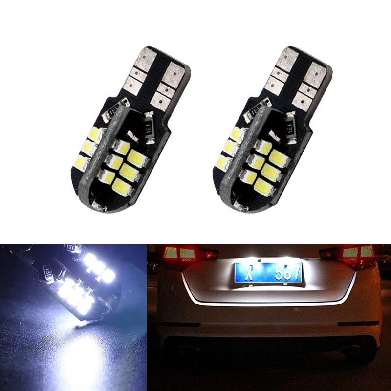 2x супер яркий номерные знаки светильник без ошибок T10 3020SMD светодиодный для опели