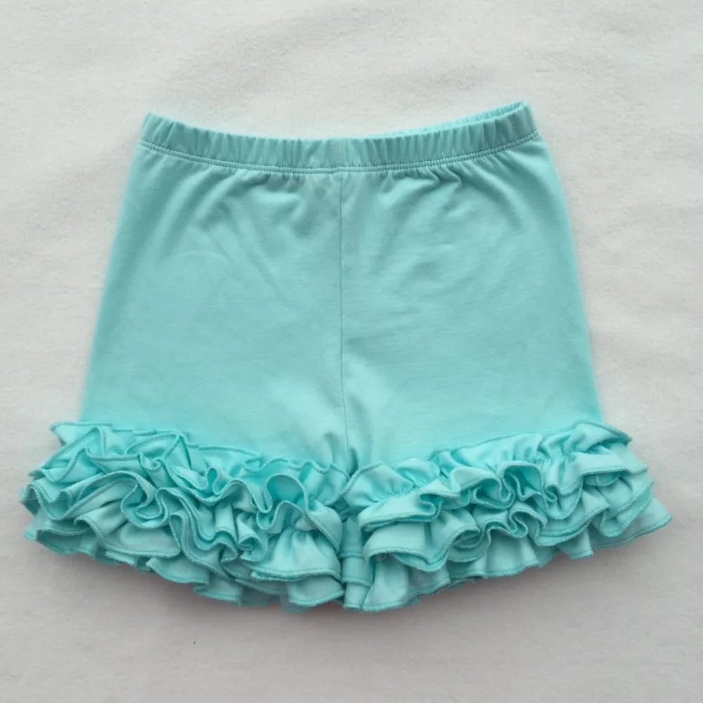 Icing Three Ruffle Shorts Toddler Girls summer cotton Shorts Kids Baby
