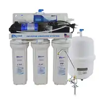 High Quality!Household 5-Stage Under-Sink Reverse Osmosis Drinking Water Filtration System -50GPD/100-240V/Two-pin round plug