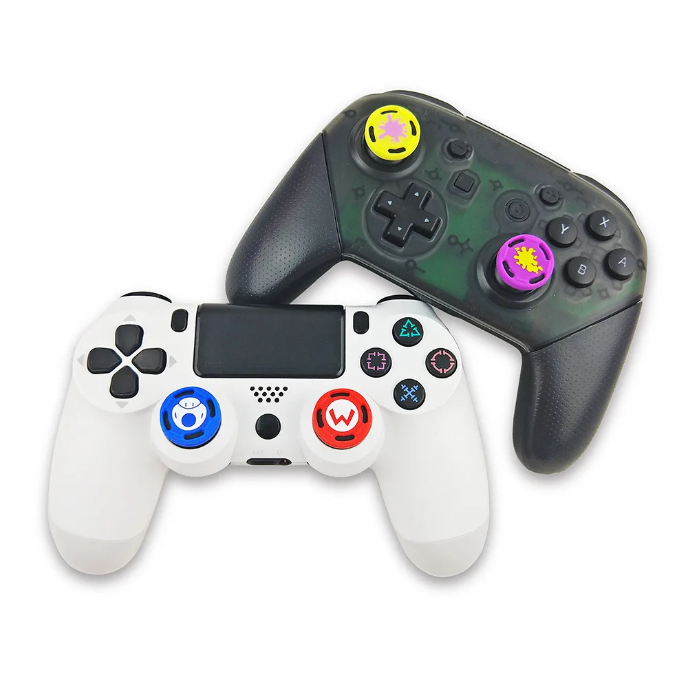 4 шт. силиконовые аналоговый джойстик для палочек Playstation PS4 Pro Slim PS3 колпачков