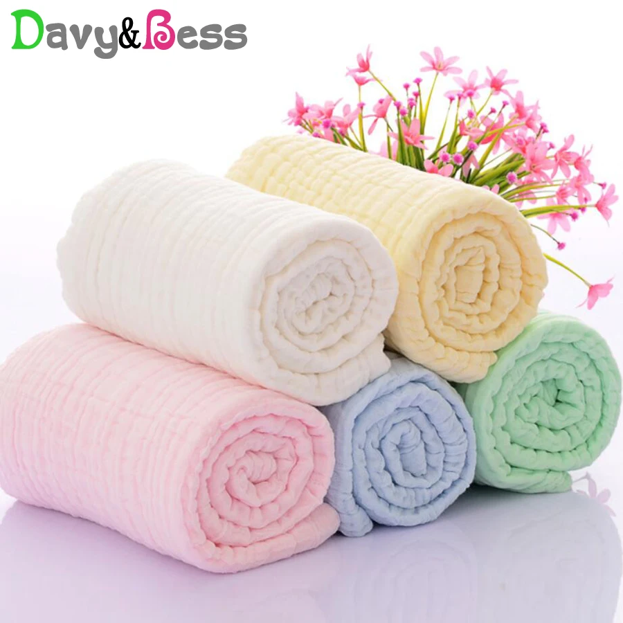 

6 Layers Muslin Baby Blanket Newborn Cotton Muslin Swaddle Wrap Blanket for Baby Swaddle Muslin Blanket Square Bath Quilt Winter