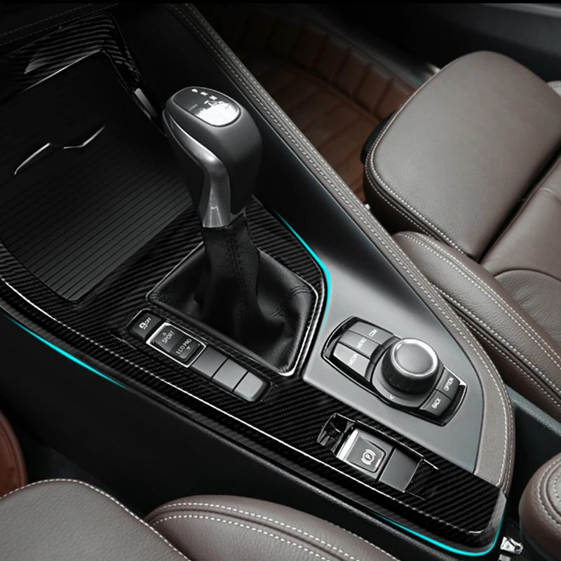 Carbon fiber For BMW X1 F48 2016 18For BMW X2 F47 2018 Center Console ...