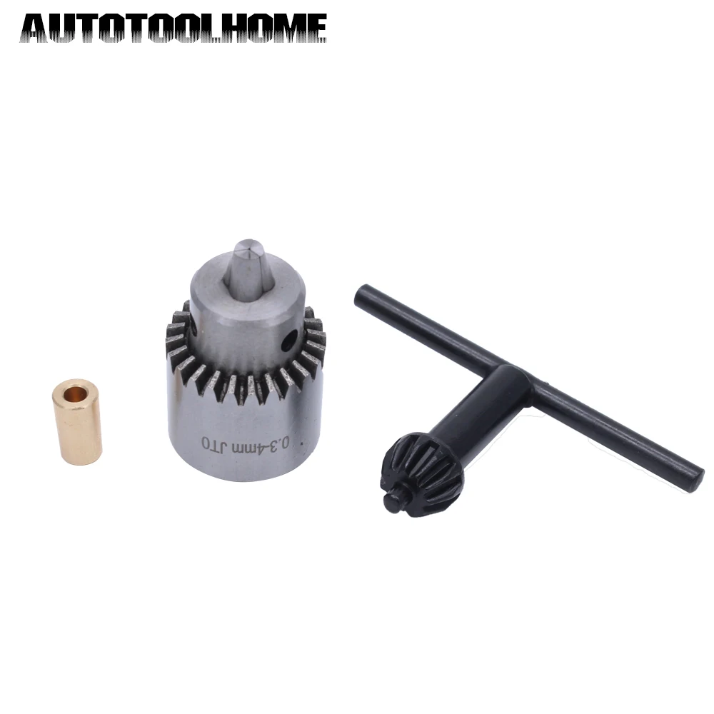 AUTOTOOLHOME Мини электрическая дрель патрон 0 3 4 мм JTO конический токарный станок для 2