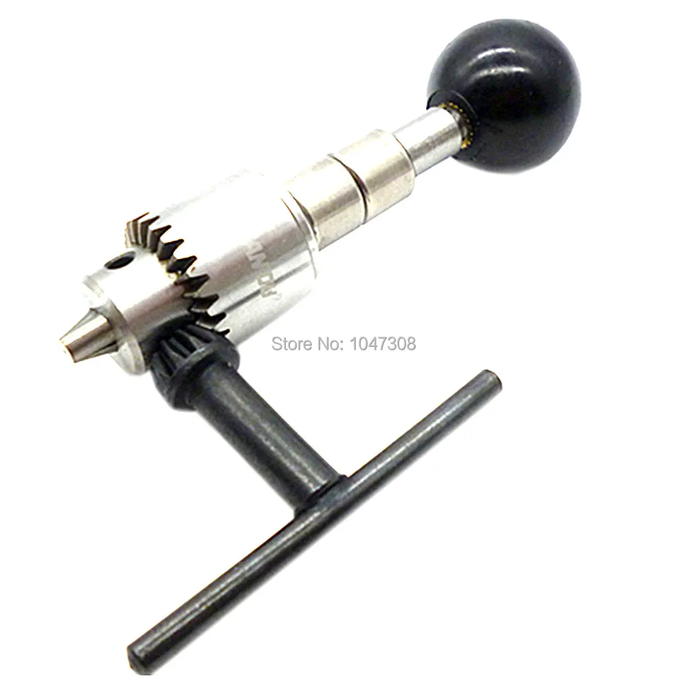 Mini Hand Drill Jeweler Burs Drilling Reamer Chuck Key Jewelers Manual