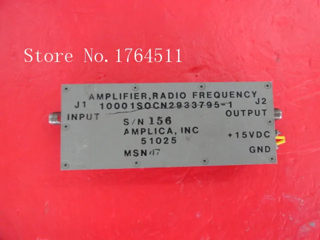 BELLA The supply of Amplica Inc 10001SOCN2933795 1 15V SMA RF amplifier