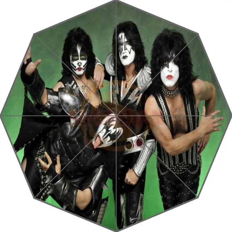 Товар на заказ, браслет Kiss Band 43,5 дюймов, 3 складных зонта, хороший подарок для друга на день рождения