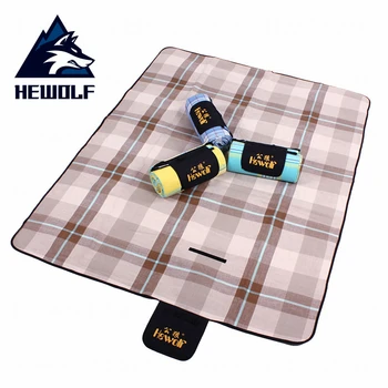 

Hewolf Camping Picnic Mat Ultralight Dampproof Cashmere Camping Mat Portable High Quality Waterproof Aluminum Film Camping Mat