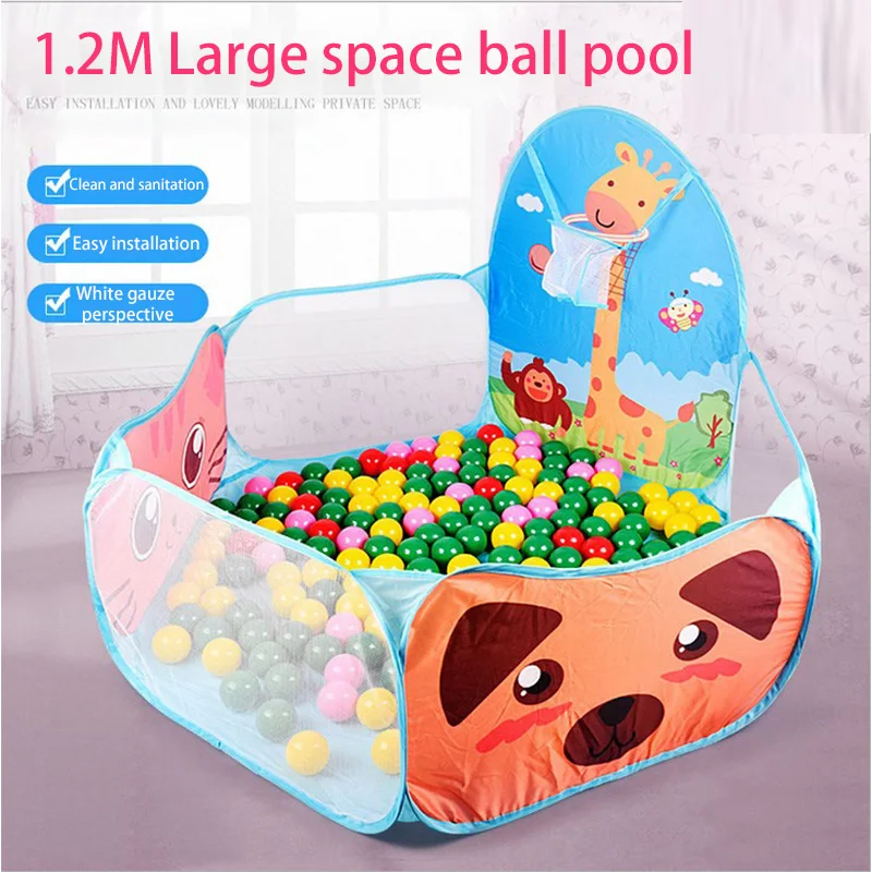 

Portable Baby Playpen Children Outdoor Indoor Ball Pool Play Tent Kids Safe Foldable Playpens Game Pool /Sea Ball 7cm Diameter