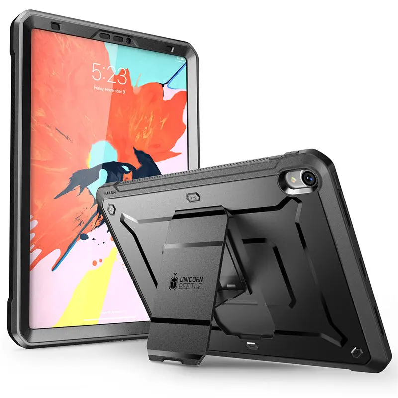 Para ipad pro 11 caso supcase ub pro capa robusta de corpo inteiro com built in protetor de tela & kickstand