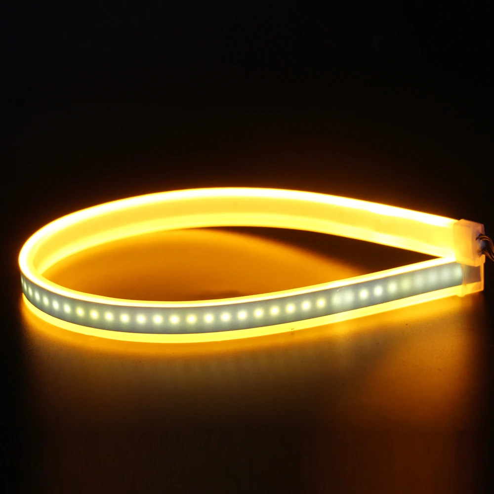 2pcs 45cm Universial Daytime Running Light car LED Guide Light Flexible