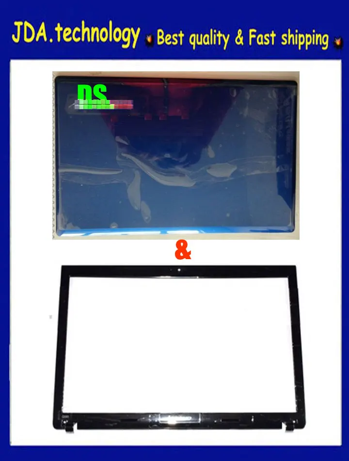 Новинка/оригинальная синяя задняя крышка и передняя панель для lenovo G580 G585 задняя крышка и передняя рамка AP02N2000404 AP04R000100