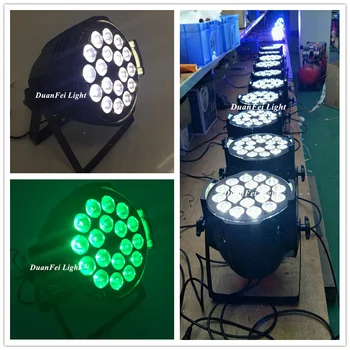 

8pcs led wash rgbw led par 18x12w strobe 4in1 led par lights indoor dj par led