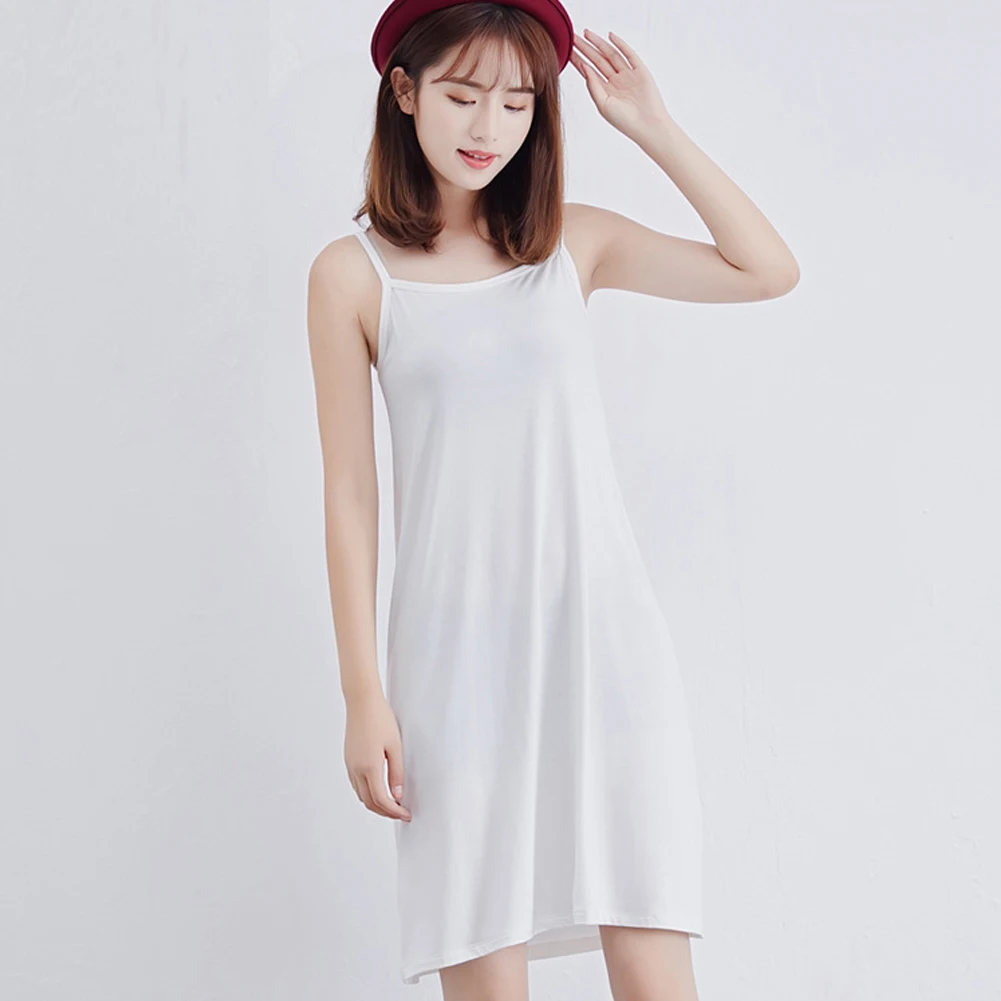 2018 summer Women's loose long vestidos Femme Black Underskirt Ladies Sexy sleeveless Ladies Underdress Female Lingerier Slip 2018 summer Women's loose long vestidos Femme Black Underskirt Ladies Sexy sleeveless Ladies Underdress Female Lingerier Slip
