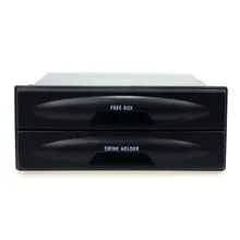 Новое поступление Универсальный Автомобильный авто Двухканальное Радио Карманный держатель чашки для напитков+ коробка для хранения