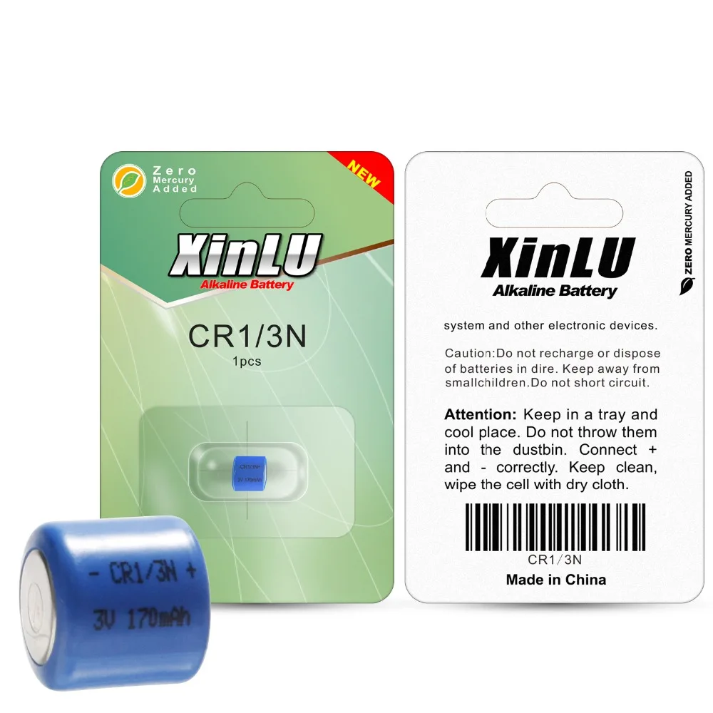 20 штук CR1/3N CR-1/3N 3 V литиевая Батарея DL1/3N CR1/3 1/3N 3V170MAH глюкозы Камера кнопка батареи li-ion Батарея Batterise