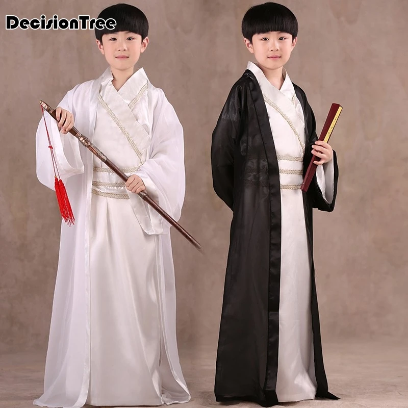 

2019 new children's hanfu costume boy three character by the disciples of the national school performance reading service