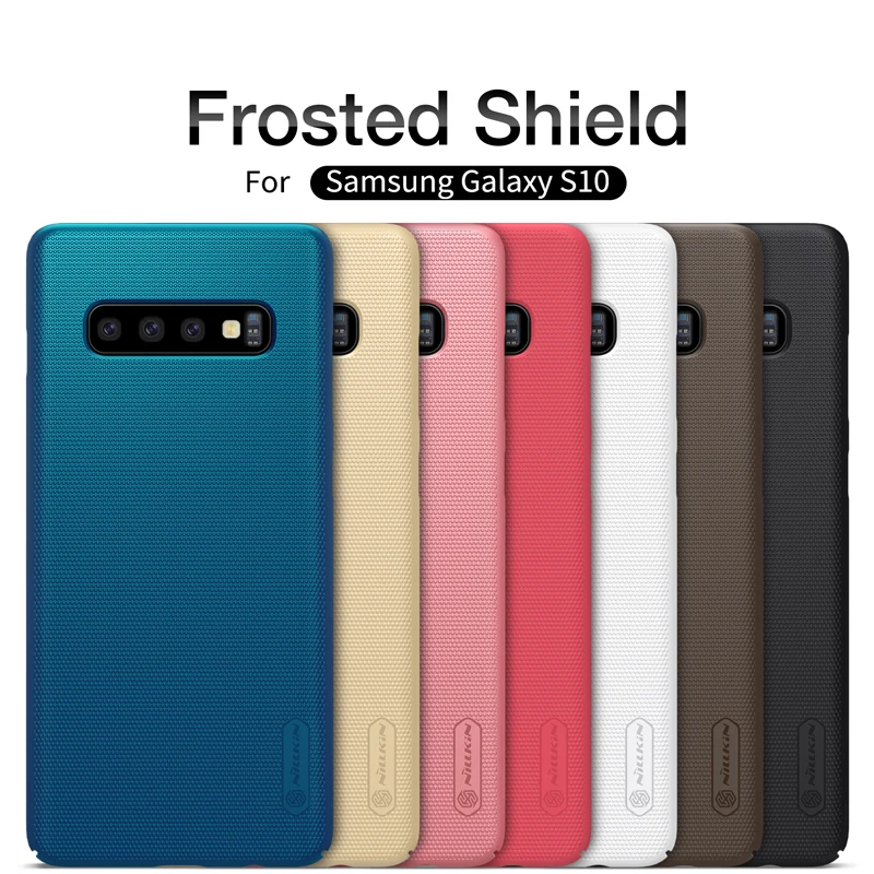 

Case for Samsung Galaxy S10 Plus S10 S10e Nillkin Frosted Shield PC Hard Back Casing Cover sFor Samsung S10 Plus s10+ Case
