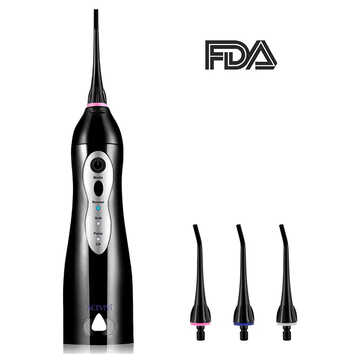 

ABS Plastic Electric Oral Irrigator Handhold USB Oral Portable Replacement Nozzle for Home Travel