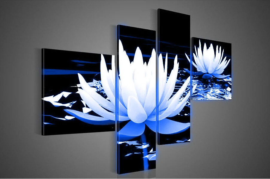 

4pcs flower picture combination set Diy diamond painting 5d Cross Stitch full square resin Diamond embroidery home decocartion