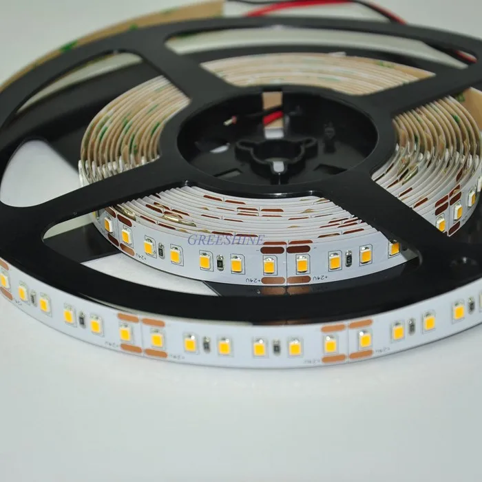 2600lm/M 24-26lm/LED cri> 80 24 Вт SMD 3328 Светодиодные ленты Природа Белый 5 м DC 24 В 120 светодиодов Гибкие ленты света DHL 100 м/лот