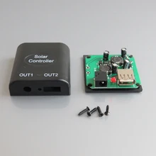 1pc x 5v 2A +9V DC Solar Panel Power Bank USB Charge Voltage Controller Regulator