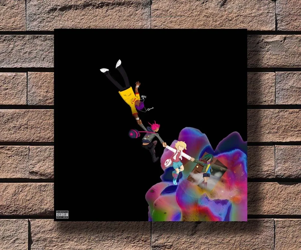 Y436 Lil Uzi Vert Rap Music Custom Ablum альбом Обложка горячий художественный плакат на холсте