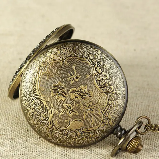 2017 NEW Vintage Bronze Tone Spider Web Design Chain Pendant Men's Pocket Watch 2017 NEW Vintage Bronze Tone Spider Web Design Chain Pendant Men's Pocket Watch